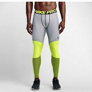 Nike Pro Hyperwarm Compression Running Tights Men's LARGE